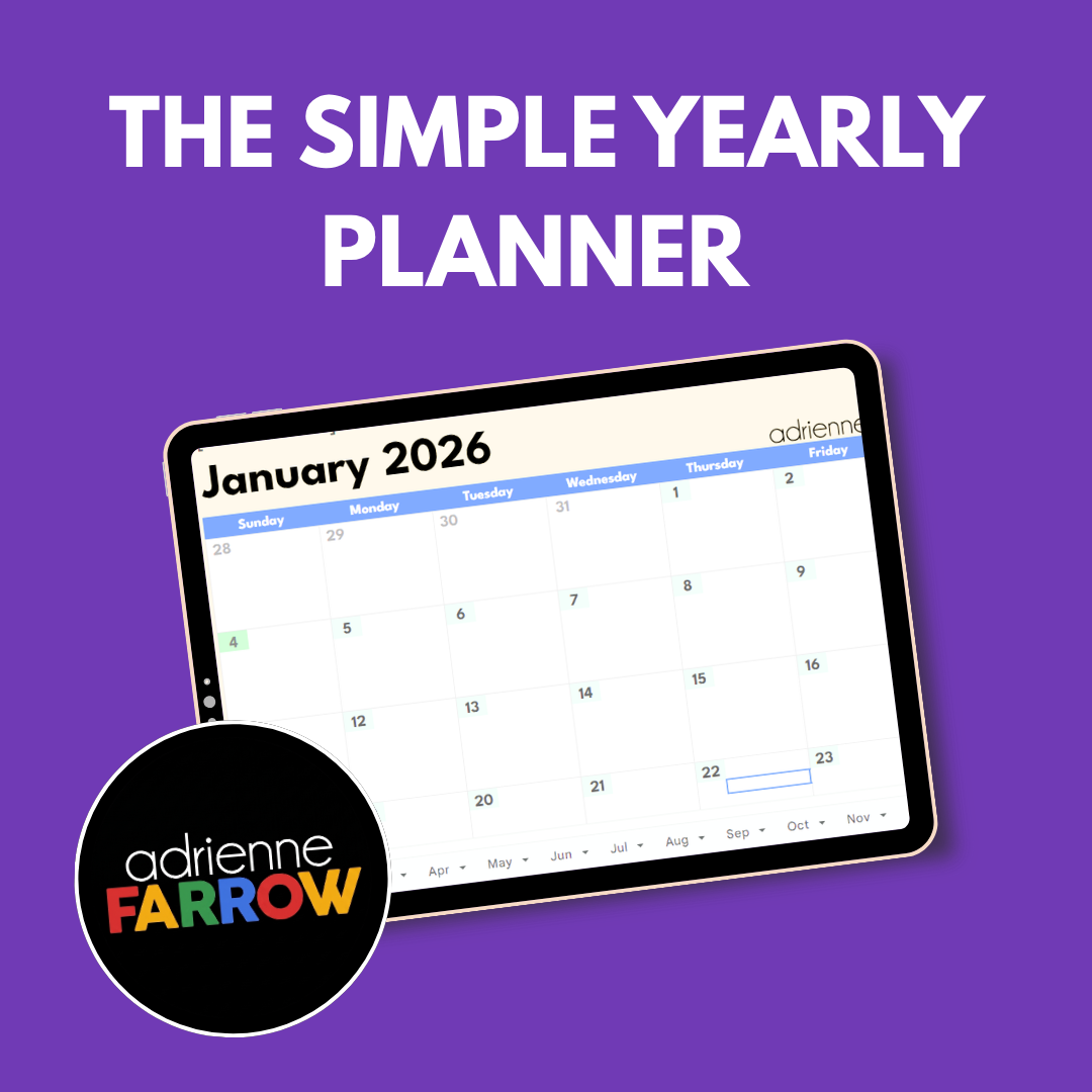 The Simple Yearly Planner