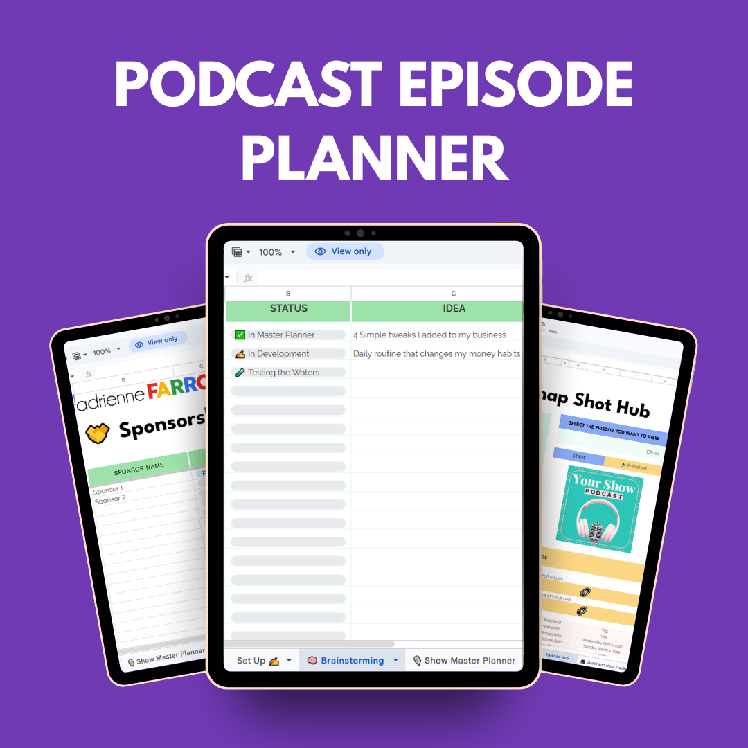 Podcast Episode Planner