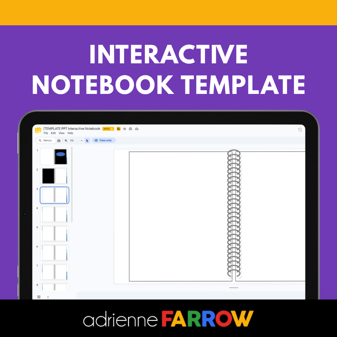 Interactive Notebook Template