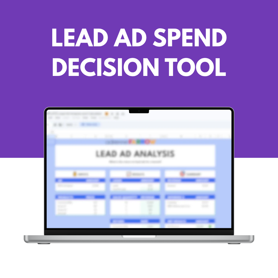 Lead Ad Spend Decision Tool